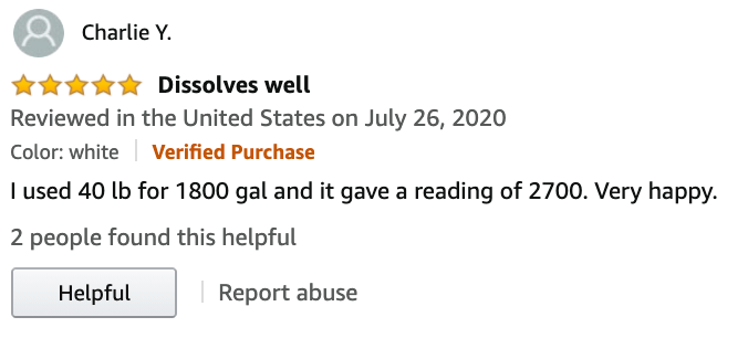 pool salt review