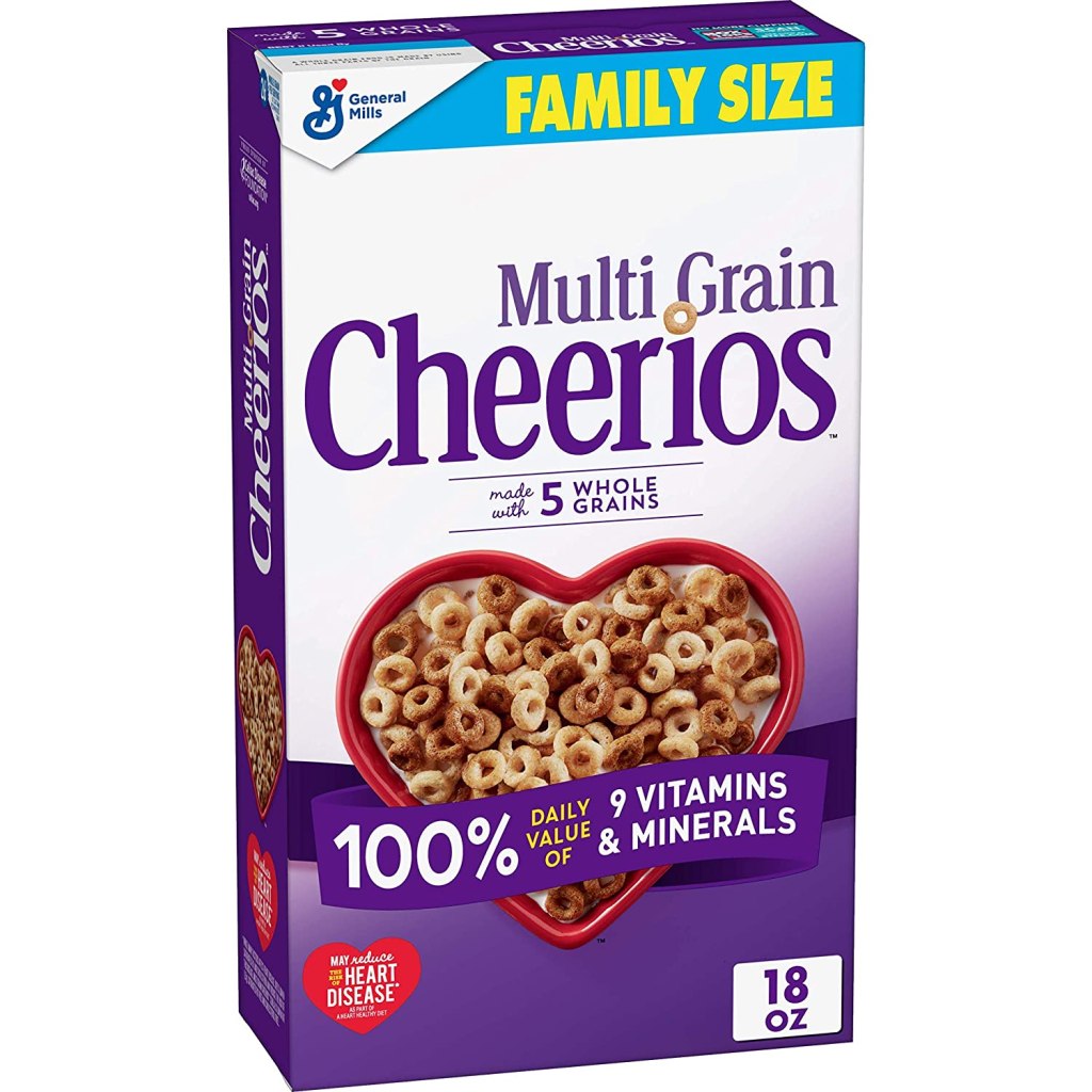 box of multi-grain cherrios