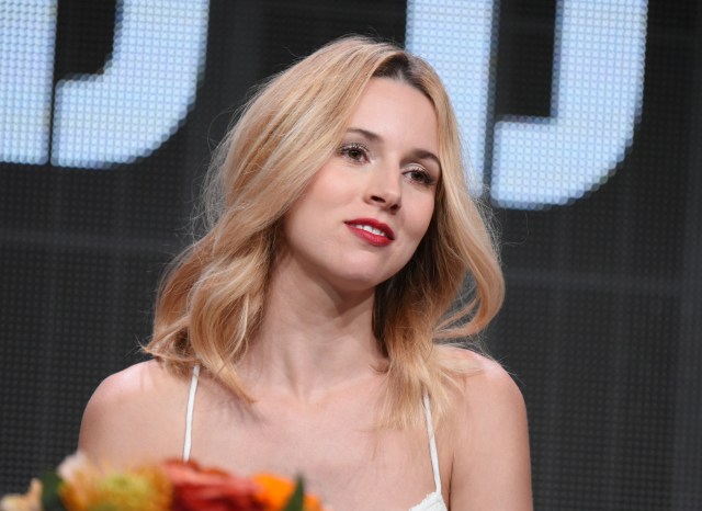 Alona Tal participates in the "Hand of God" panel at the Amazon Summer TCA Tour at the Beverly Hilton Hotel Monday, Aug. 3, 2015, in Beverly Hills, Calif. 