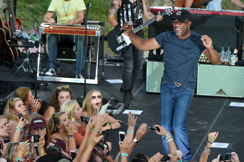 Darius Rucker performs a free, surprise pop-up concert in Charleston for CMT INSTANT JAM: DARIUS RUCKER at The Windjammer on August 26, 2015 in Charleston, South Carolina. The concert premieres September 5 at 10/9c on CMT. 