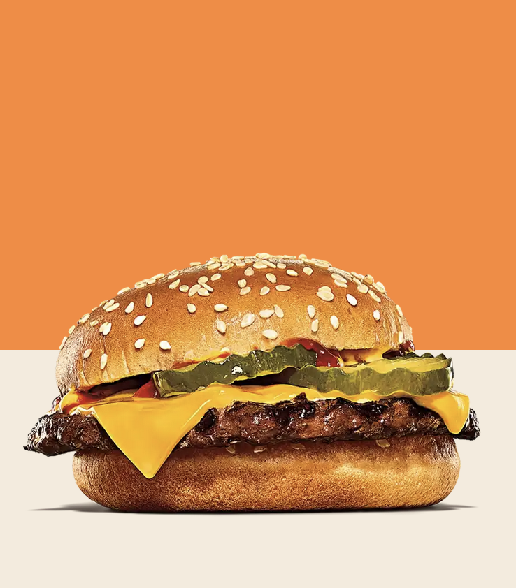 Burger King cheeseburger