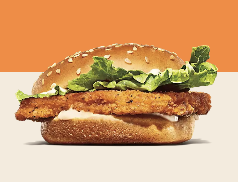 Burger King chicken sandwich
