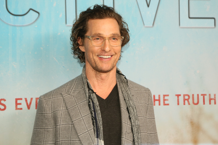 Matthew McConaughey attends the premiere of HBO's "True Detective" Season 3 at Directors Guild Of America on January 10, 2019 in Los Angeles, California