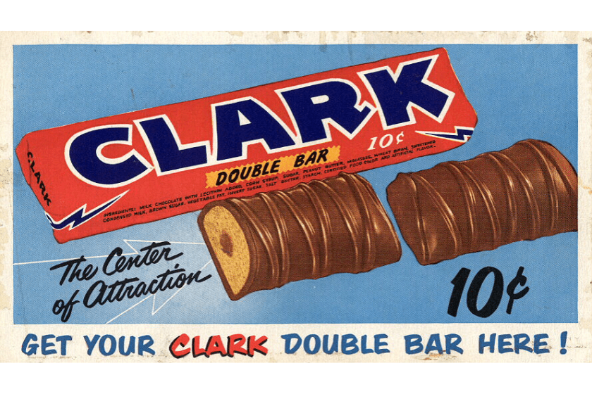 clark bar retro advertisement