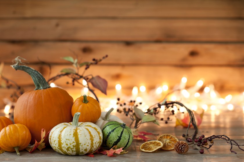 Thanksgiving pumpkin decor