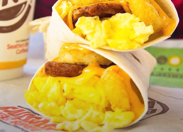 Burger King egg-enormous burrito