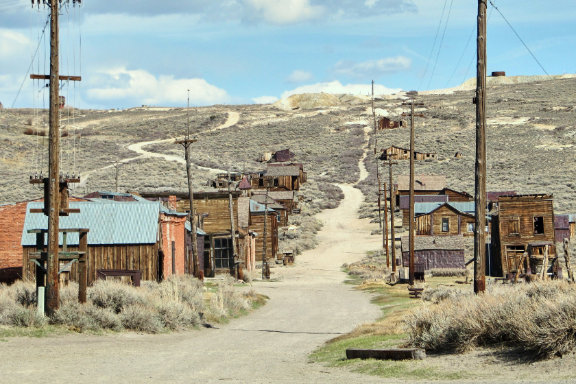 The ghost town of Bodie - California