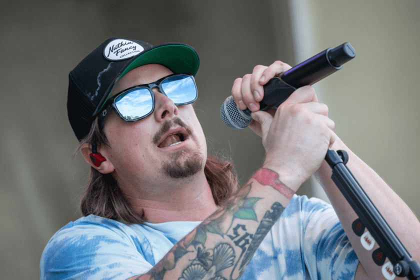 Singer-songwriter Hardy performs onstage during weekend one, day three of Austin City Limits Music Festival at Zilker Park on October 03, 2021 in Austin, Texas.