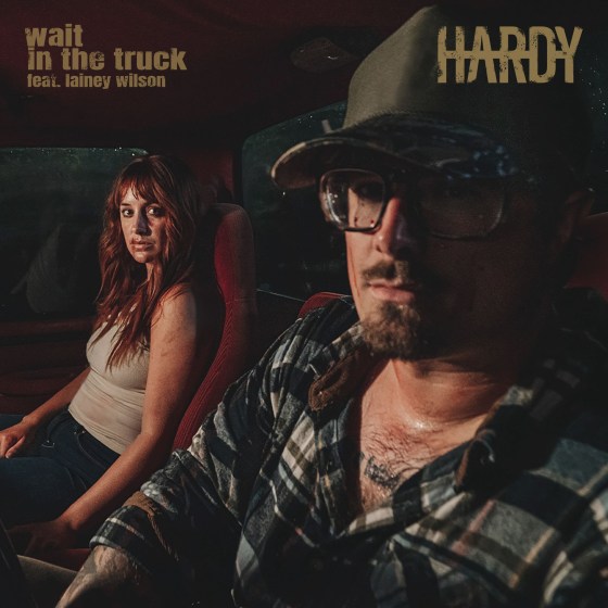 Single artwork for Hardy and Lainey Wilson's "Get in the Truck."