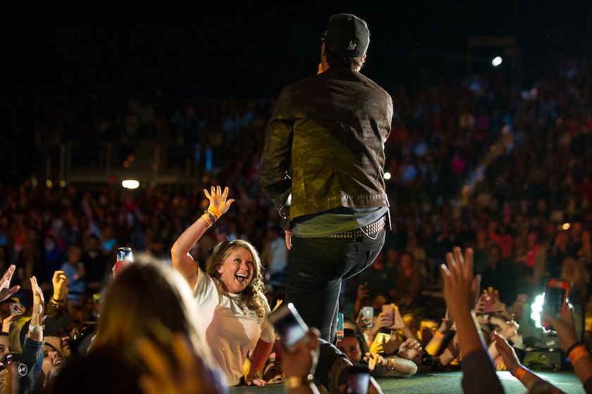 ORANGE BEACH, AL - MARCH 14: Luke Bryan performs at The Amphitheater at the Wharf on March 14, 2013 in Orange Beach, Alabama. 