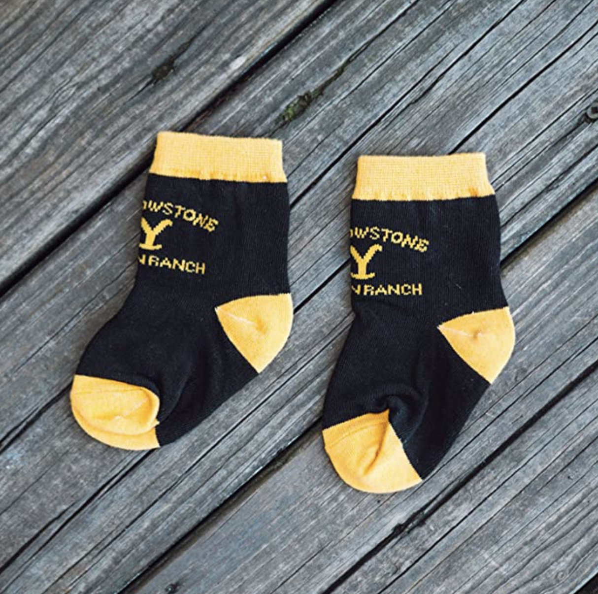 yellowstone baby socks
