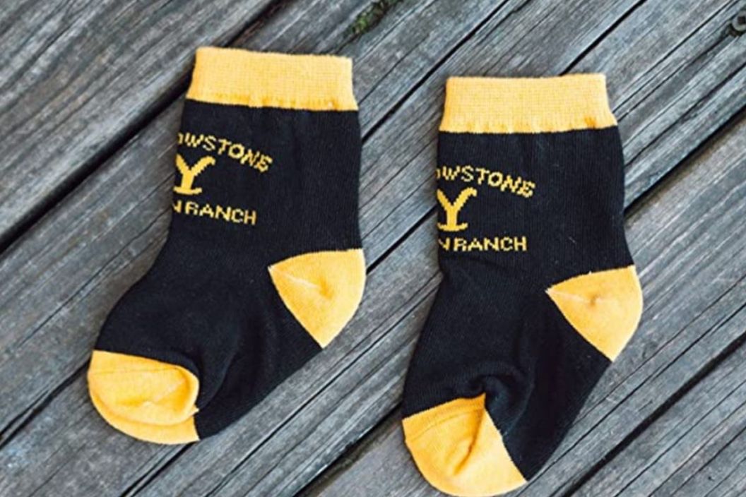 yellowstone baby socks