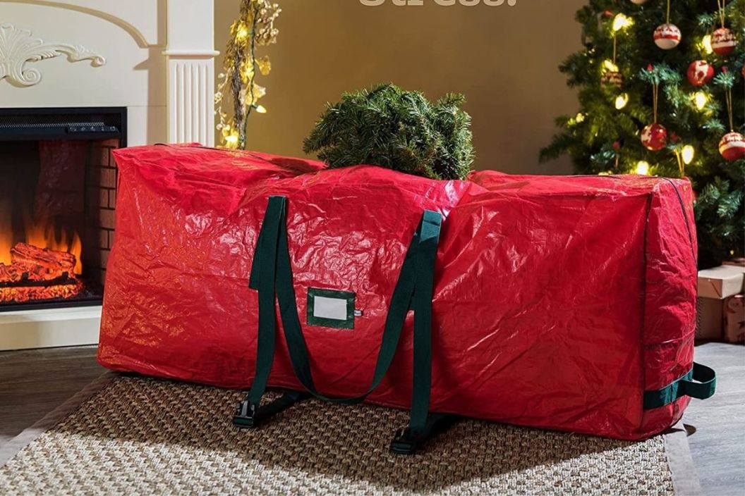 christmas tree storage bag with wheels