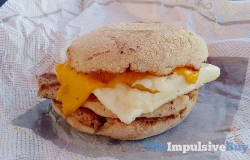 egg white grill breakfast sandwich at Chick Fil A 