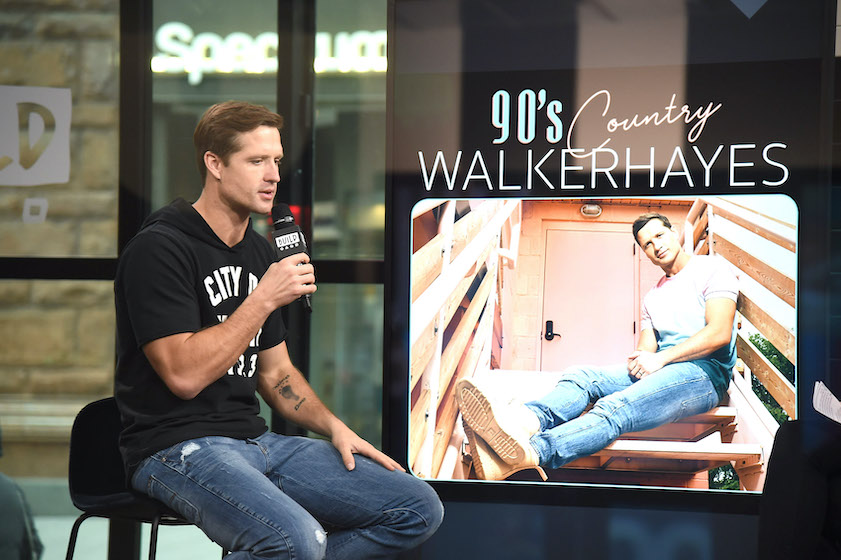 NEW YORK, NEW YORK - NOVEMBER 26: Country recording artist Walker Hayes visits Build Series to discuss his song '90's Country' at Build Studio on November 26, 2018 in New York City. 