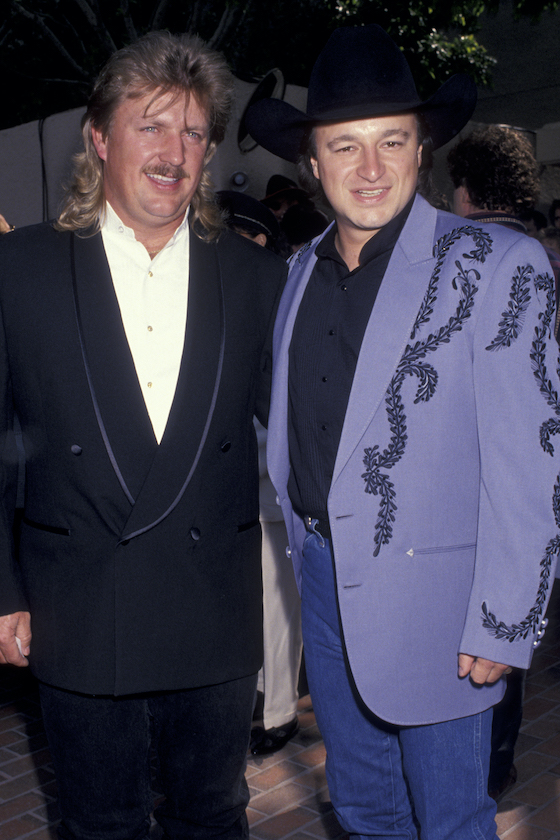 UNIVERSAL CITY, CA - MAY 3: Joe Diffy and Mark Chestnut attend 29th Annual Academy of Country Music Awards on May 3, 1994 at the Universal Ampitheater in Universal City, California. 
