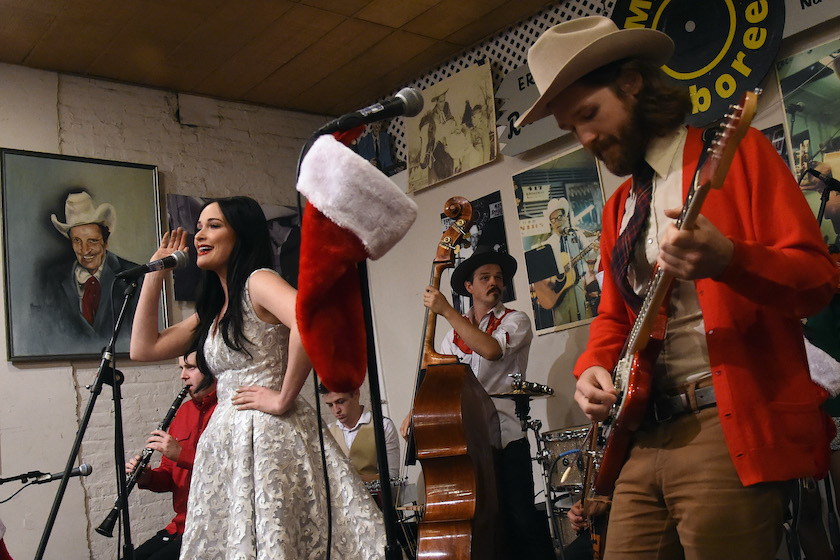 Kasey Musgrave performs and Signs Copies Of Her New Album "A Very Kasey Christmas"at Ernest Tubb Record Shop on November 18, 2016 in Nashville, Tennessee.