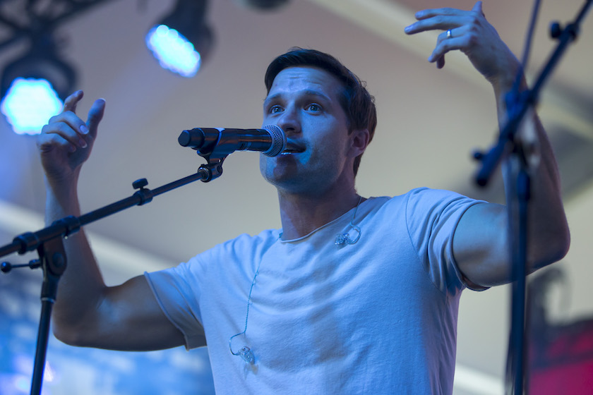CHICAGO, IL - JUNE 25: Walker Hayes performs during the Lakeshake Festival at Huntington Bank Pavilion at Northerly Island on June 25, 2017 in Chicago, Illinois.