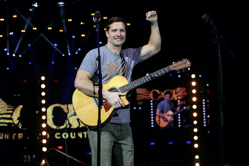 LONDON, ENGLAND - MARCH 11: Walker Hayes performs on day 3 of C2C Country to Country festival at The O2 Arena on March 11, 2018 in London, England.