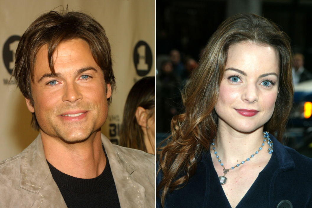 LOS ANGELES - DECEMBER 4: Actor Rob Lowe attends the VH1 Big In 2002 Awards at the Olympic Stadium on December 4, 2002 in Los Angeles, California and Kimberly Williams of ABC's According To Jim during ABC Upfront 2002-2003 Season at Cipriani's 42nd Street in New York City, New York, United States.