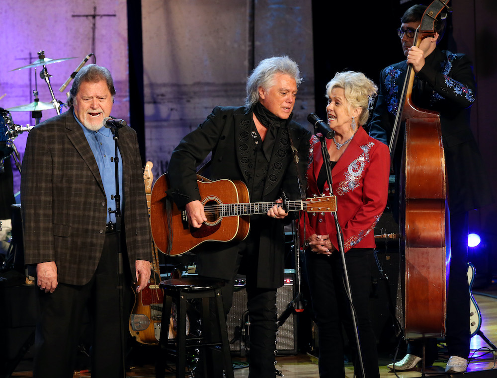 Dallas Frazier performs with Marty Stuart and Connie Smith.