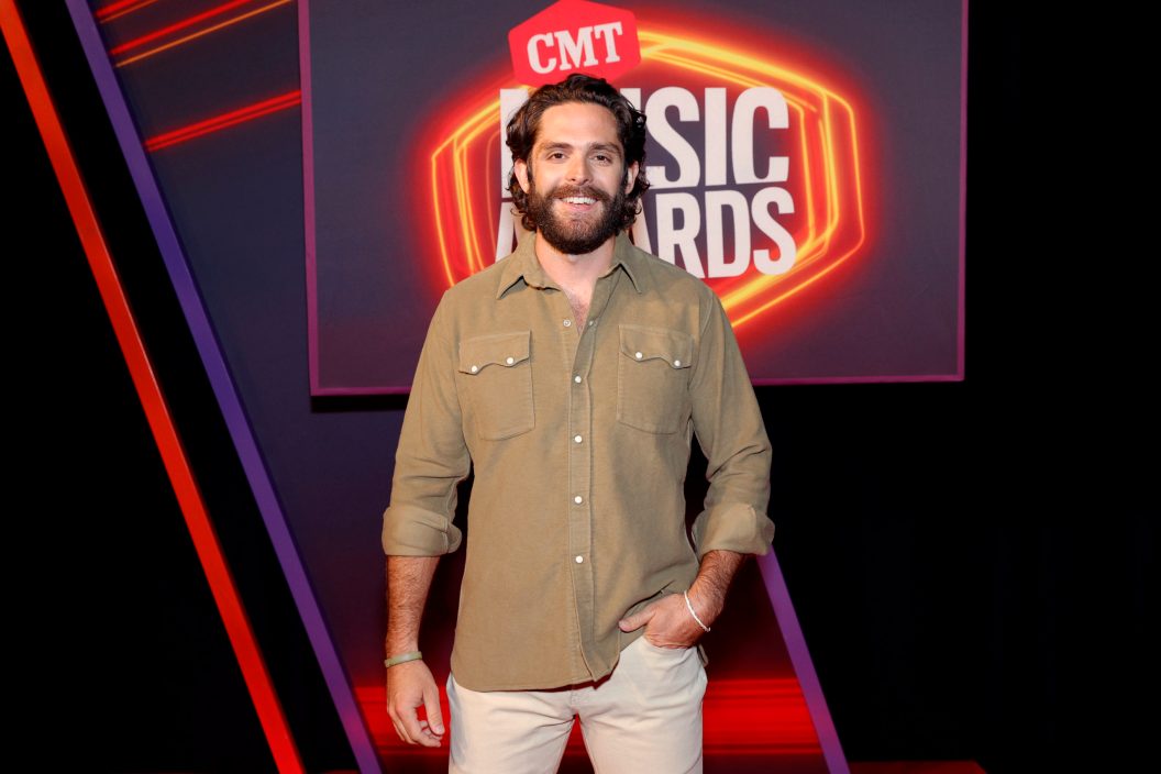 Thomas Rhett attends the 2021 CMT Music Awards at Bridgestone Arena