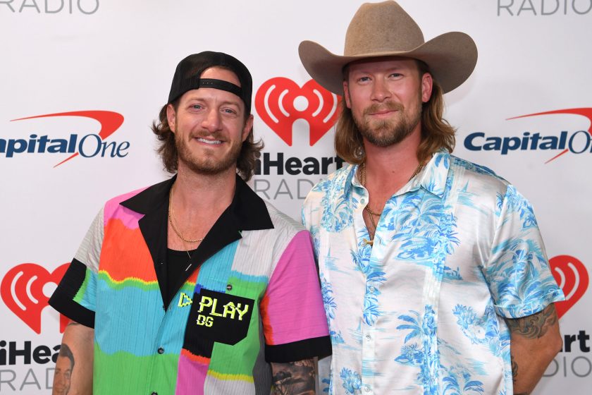 Tyler Hubbard and Brian Kelley of Florida Georgia Line attend the 2021 iHeartRadio Music Festival.