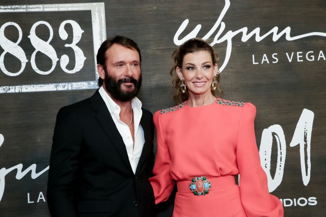 Tim McGraw and Faith Hill attend 1883 premiere