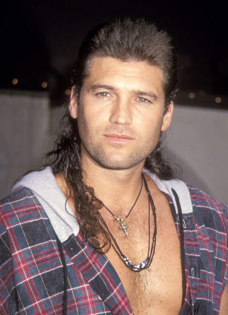 Country Singer Billy Ray Cyrus attends "The Movieland Wax Museum Induction of Wax Figure of Billy Ray Cyrus" on July 24, 1993 at Movieland Wax Museum in Buena Park, California. (Photo by Ron Galella, Ltd/Ron Galella Collection via Getty Images)