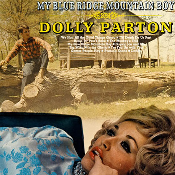 Album cover of Dolly Parton's 'My Blue Ridge Mountain Boy'