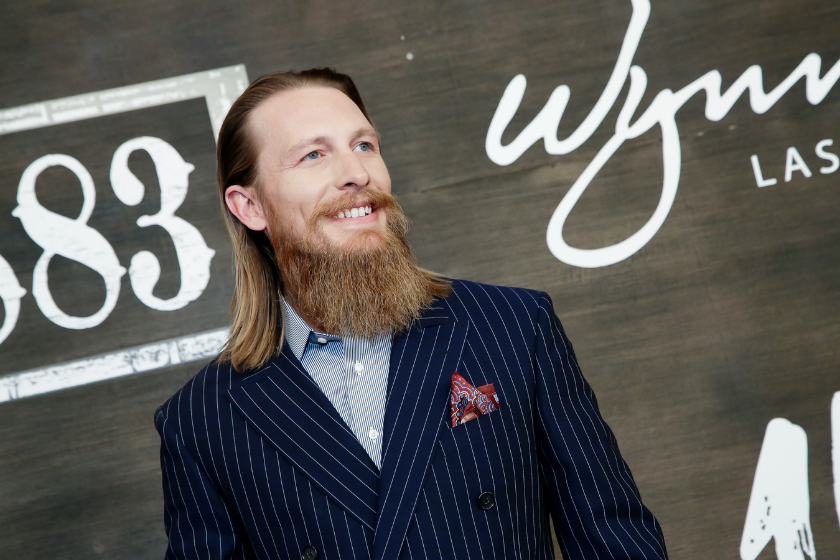 James Landry Hebert attends Paramount+ and 101 Studios world premiere of "1883" 