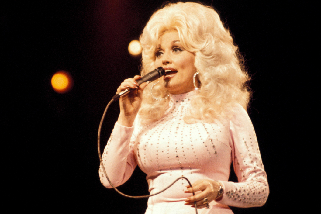 Photo of Dolly Parton, performing live onstage at the UK Country Music Festival