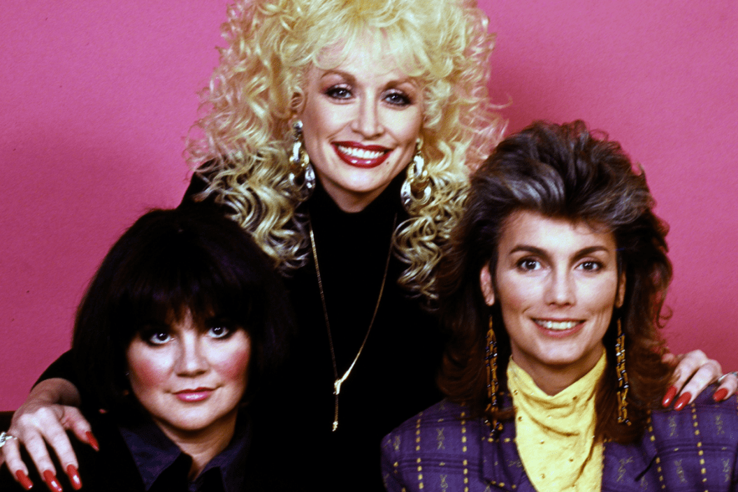 Linda Ronstadt, Dolly Parton and Emmylou Harris photographed April 9, 1987 Hollywood , Los Angeles, California