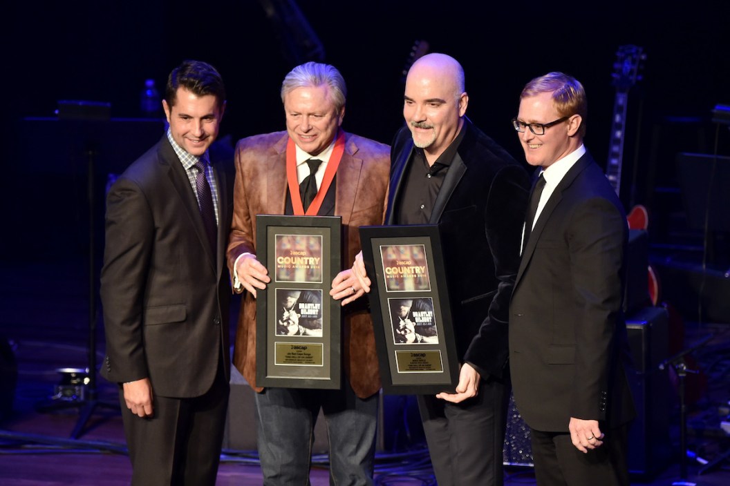 Mike Dekle (second from left) wrote songs cut by Kenny Rogers, Tracy Byrd and others.