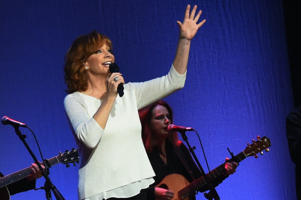 Singer/Songwriter Reba McEntire performs during Love Letters: Thistle Farms Turns 20 at the Ryman Auditorium on May 3, 2017 in Nashville.
