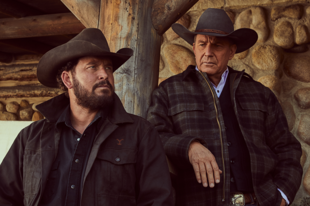 Cole Hauser as Rip Wheeler and Kevin Costner as John Dutton on 'Yellowstone'