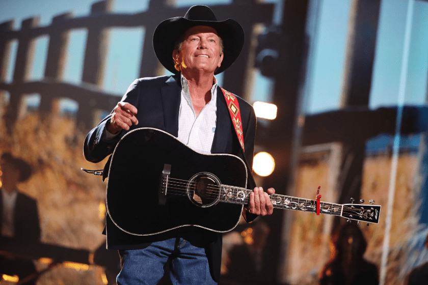 George Strait performs onstage during the 54th Academy Of Country Music Awards