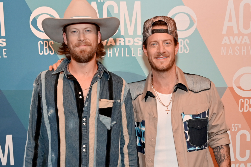 Brian Kelley and Tyler Hubbard of Florida Georgia Line attends the 55th Academy of Country Music Awards