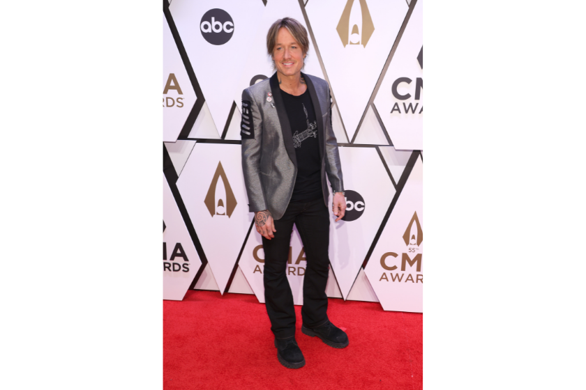 Keith Urban attends the 55th annual Country Music Association awards