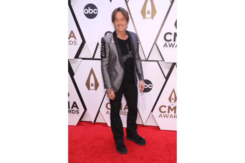 Keith Urban attends the 55th annual Country Music Association awards
