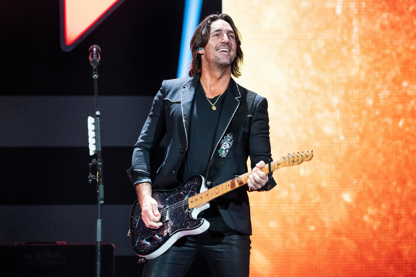 Jake Owen performs during the 2021 iHeartCountry Festival 