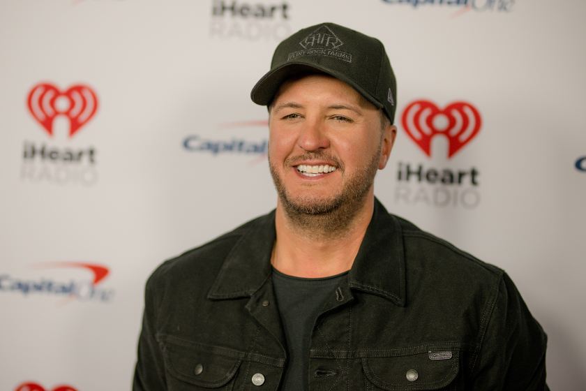 Luke Bryan attends 2023 iHeartCountry festival red carpet at Moody Center on May 13, 2023 in Austin, Texas