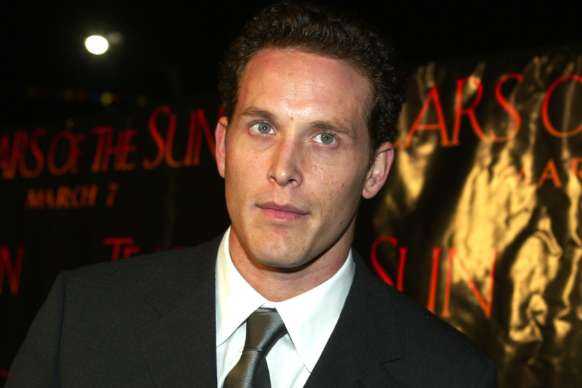 Actor Cole Hauser arrives at the premiere of "Tears of the Sun" at the Village Theater
