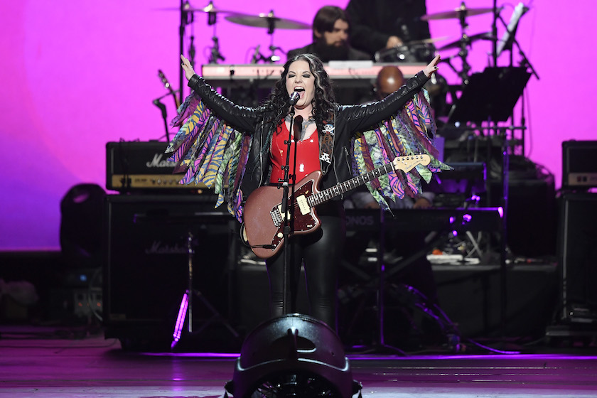 LOS ANGELES, CALIFORNIA - JANUARY 24: Ashley McBryde performs onstage during MusiCares Person of the Year honoring Aerosmith at West Hall at Los Angeles Convention Center on January 24, 2020 in Los Angeles, California. 