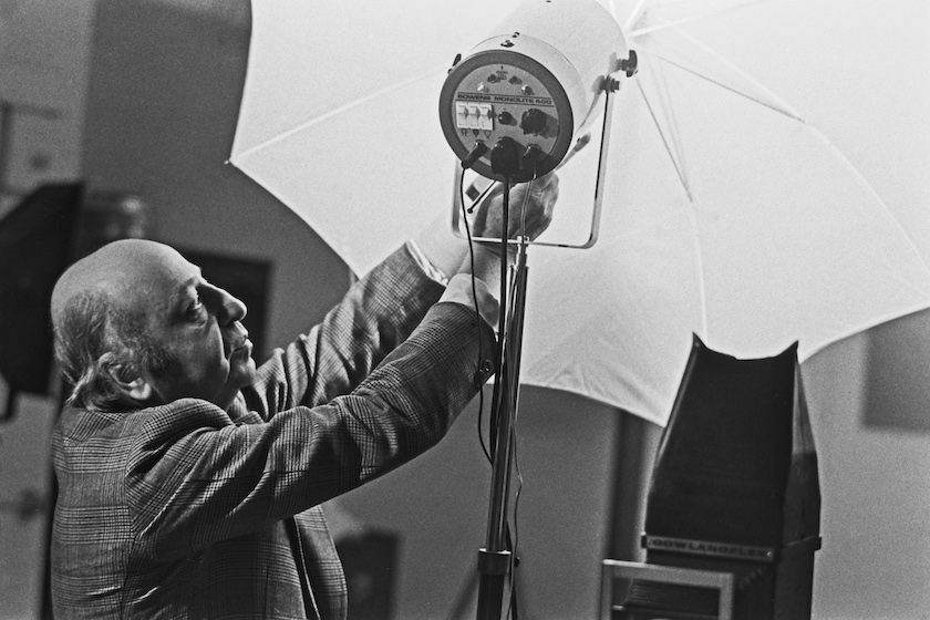 Armenian-Canadian photographer Yousuf Karsh (1908 - 2002), UK, 11th December 1973.