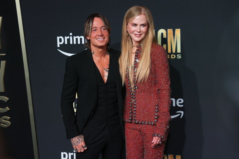 FRISCO, TEXAS - MAY 11: Keith Urban (L) and Nicole Kidman arrive for the 58th Academy of Country Music Awards at The Ford Center at The Star on May 11, 2023 in Frisco, Texas.
