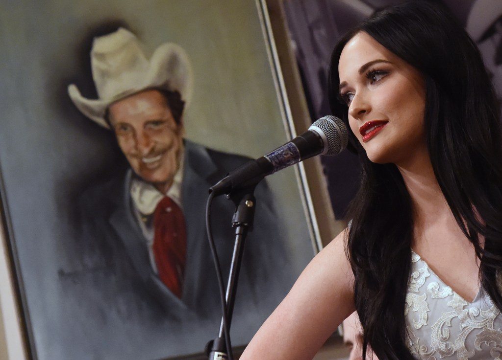 Kacey Musgraves performs and Signs Copies Of Her New Album "A Very Kasey Christmas" at Ernest Tubb Record Shop on November 18, 2016 in Nashville, Tennessee.  (Photo by Rick Diamond/Getty Images)