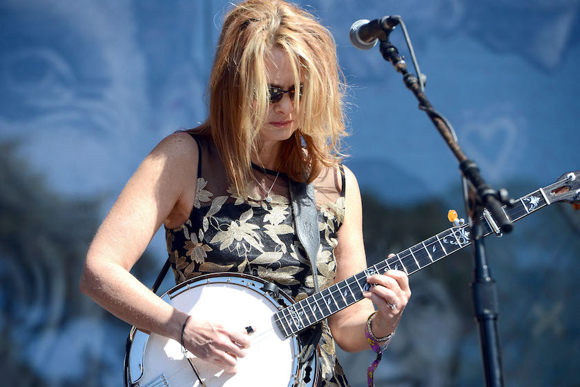 Musician Alison Brown performs onstage during the Hardly Strictly Bluegrass music festival at Golden Gate Park on October 7, 2017 in San Francisco.