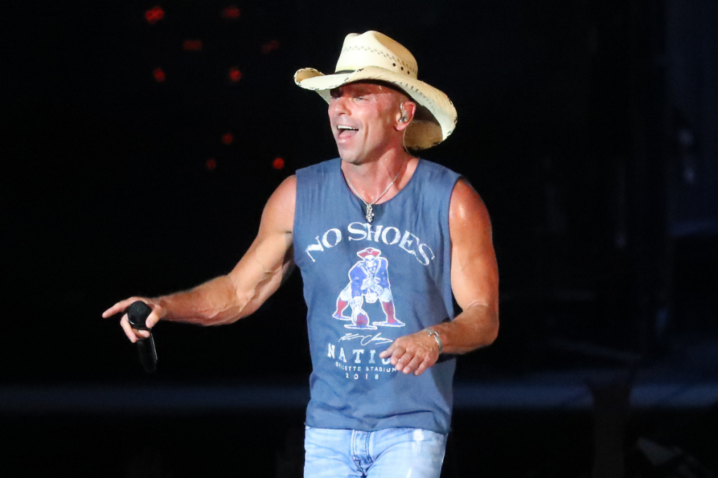 Kenny Chesney performs in concert at Gillette Stadium in Foxborough, MA on Aug. 24, 2018. (Photo by Matthew J. Lee/The Boston Globe via Getty Images)