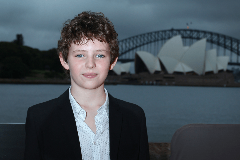 Finn Little attends the Sydney premiere of Storm Boy on January 10, 2019 in Sydney, Australia